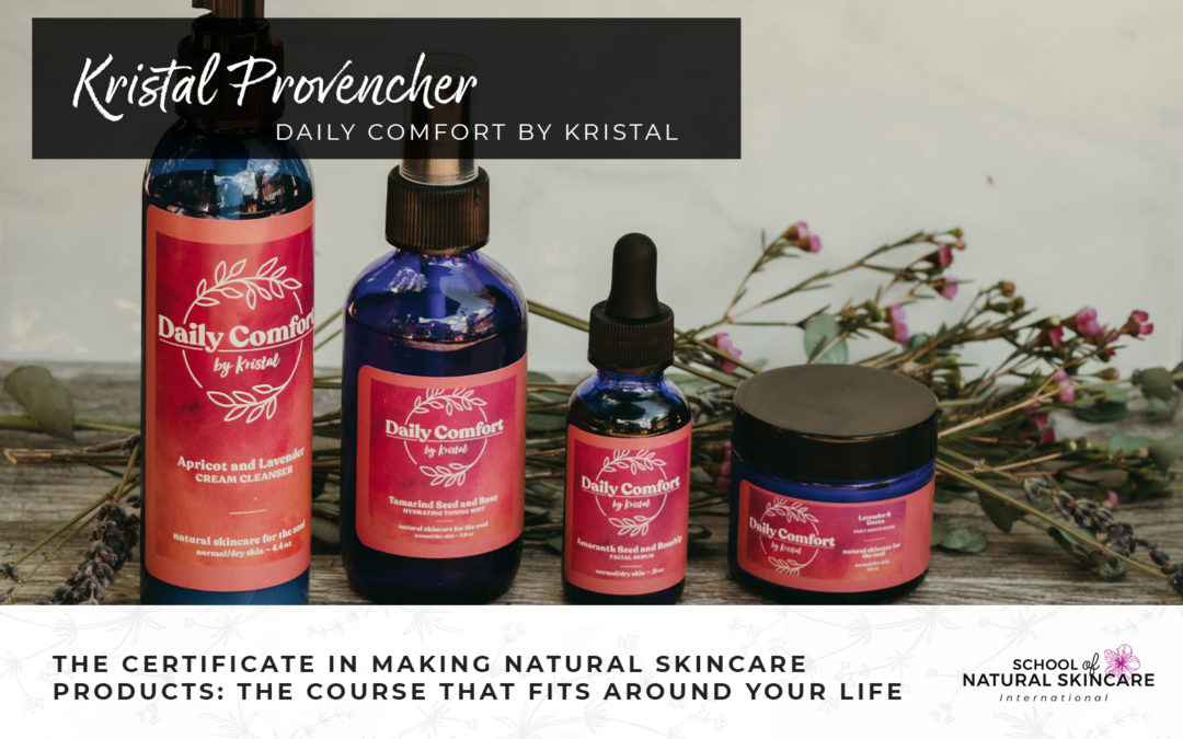 The Certificate in Making Natural Skincare Products: The course that fits around your life